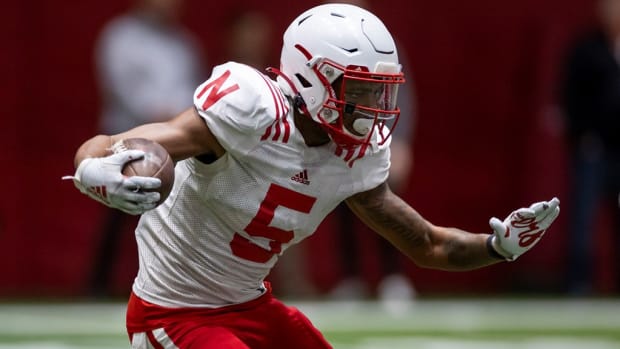 Tommi Hill cornerback spring practice 2022.03.30 2853